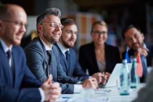 People meeting at conference table