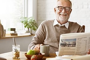 a man reading about safe harbor plans